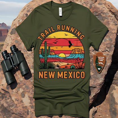"Trail Running New Mexico" T-Shirt - T-Shirt - Sloth & Duck