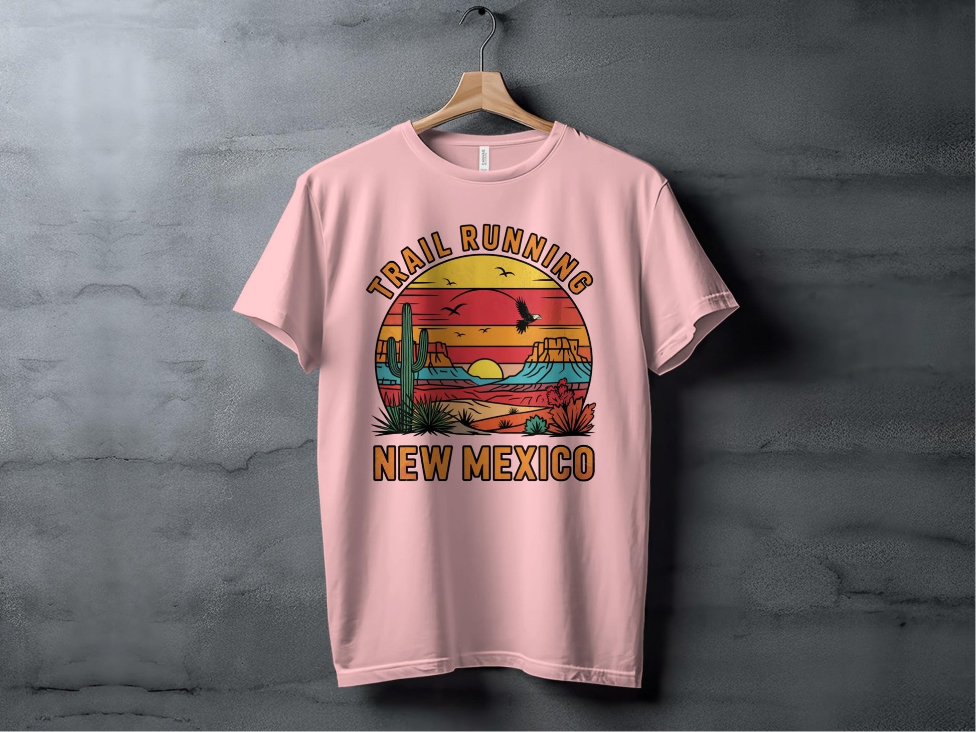 "Trail Running New Mexico" T-Shirt - T-Shirt - Sloth & Duck