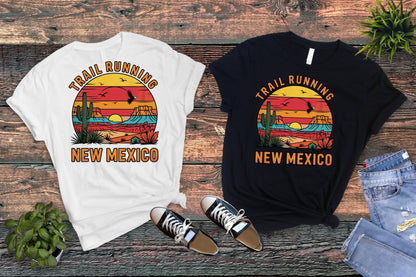 "Trail Running New Mexico" T-Shirt - T-Shirt - Sloth & Duck