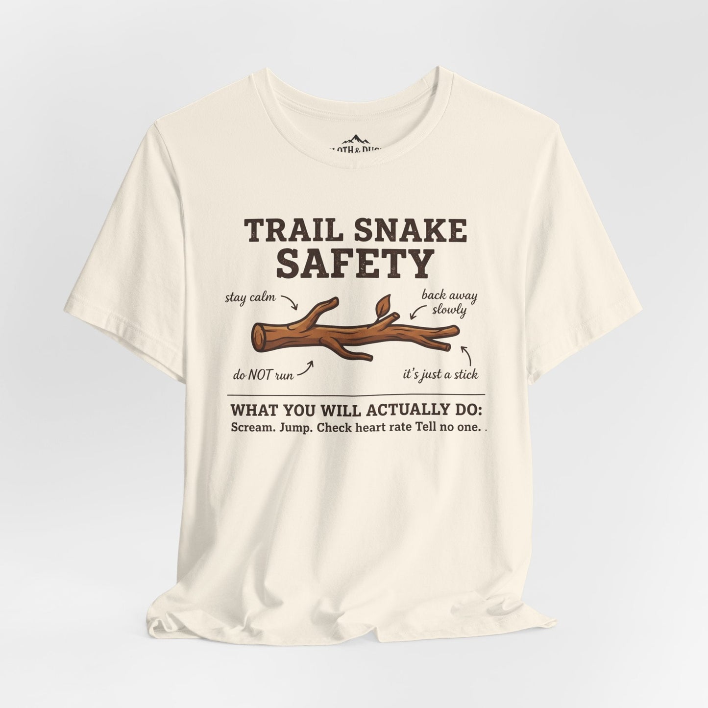 Trail Snake Safety T-Shirt - M - Sloth & Duck