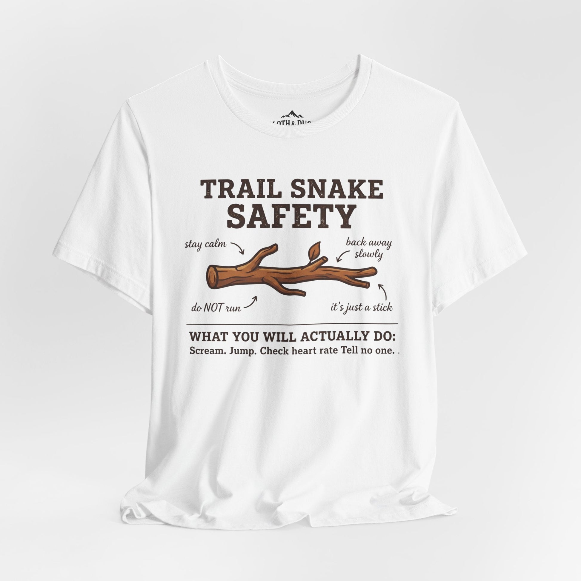 Trail Snake Safety T-Shirt - S - Sloth & Duck
