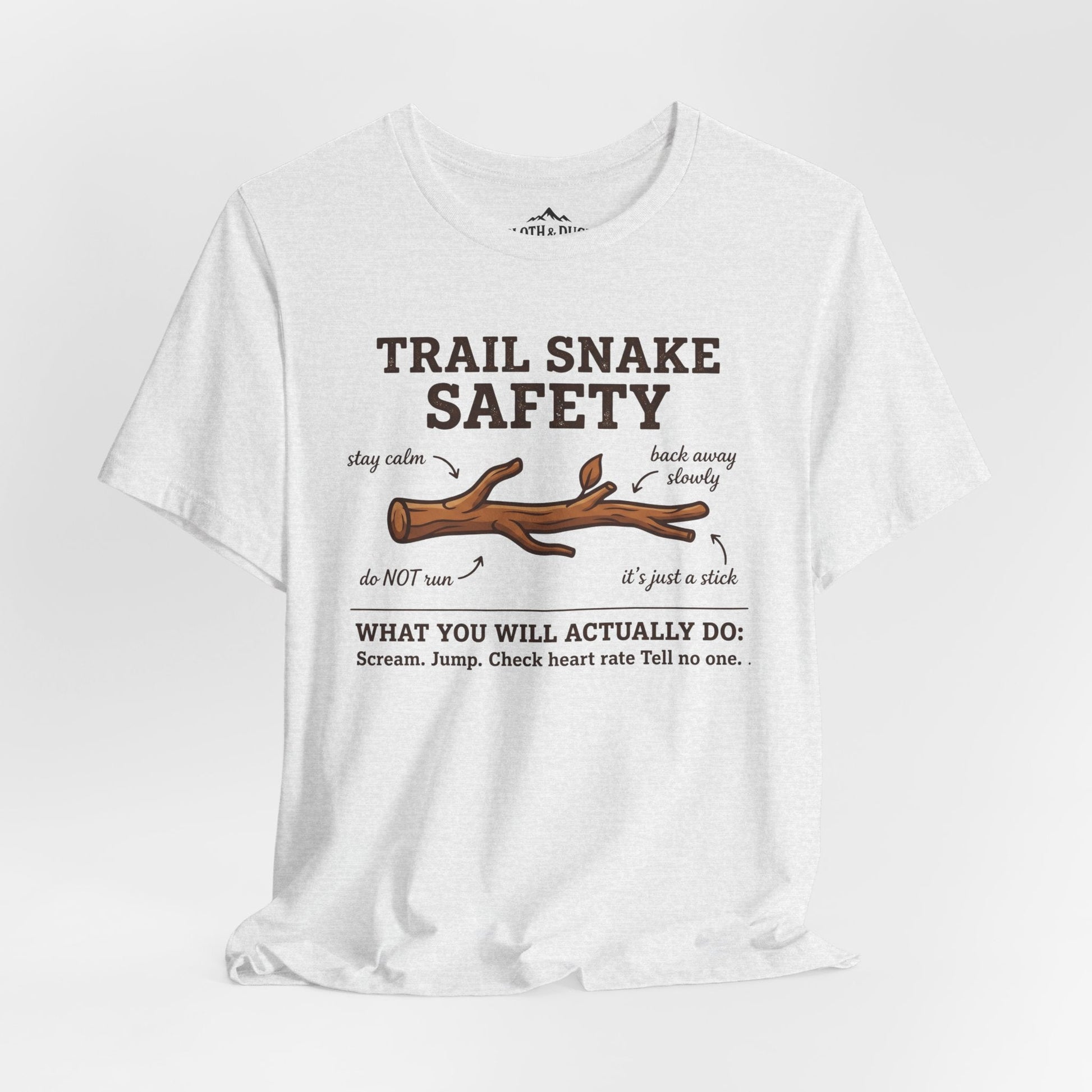 Trail Snake Safety T-Shirt - S - Sloth & Duck
