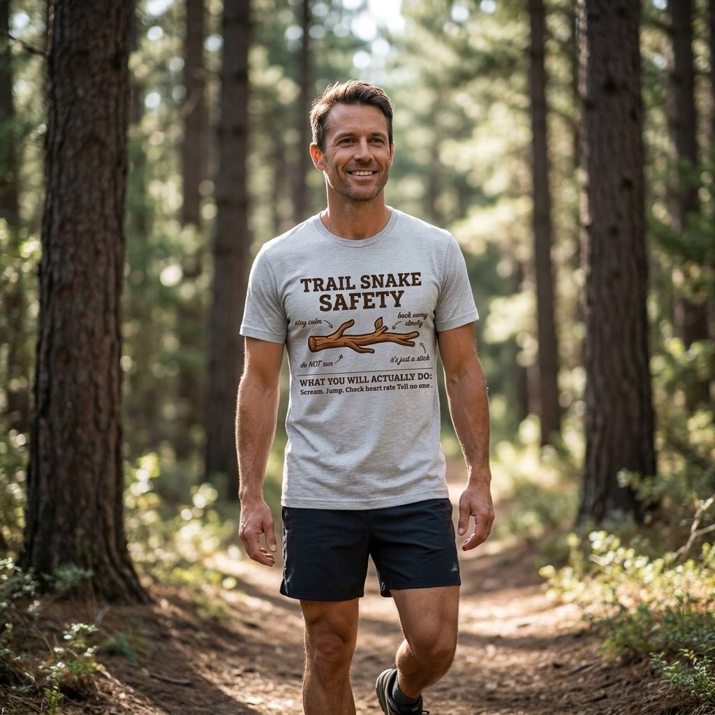 Trail Snake Safety T-Shirt - S - Sloth & Duck