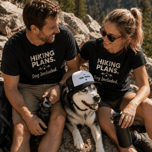 Trail Tested Dog Trucker Hat -White / Black - Sloth & Duck