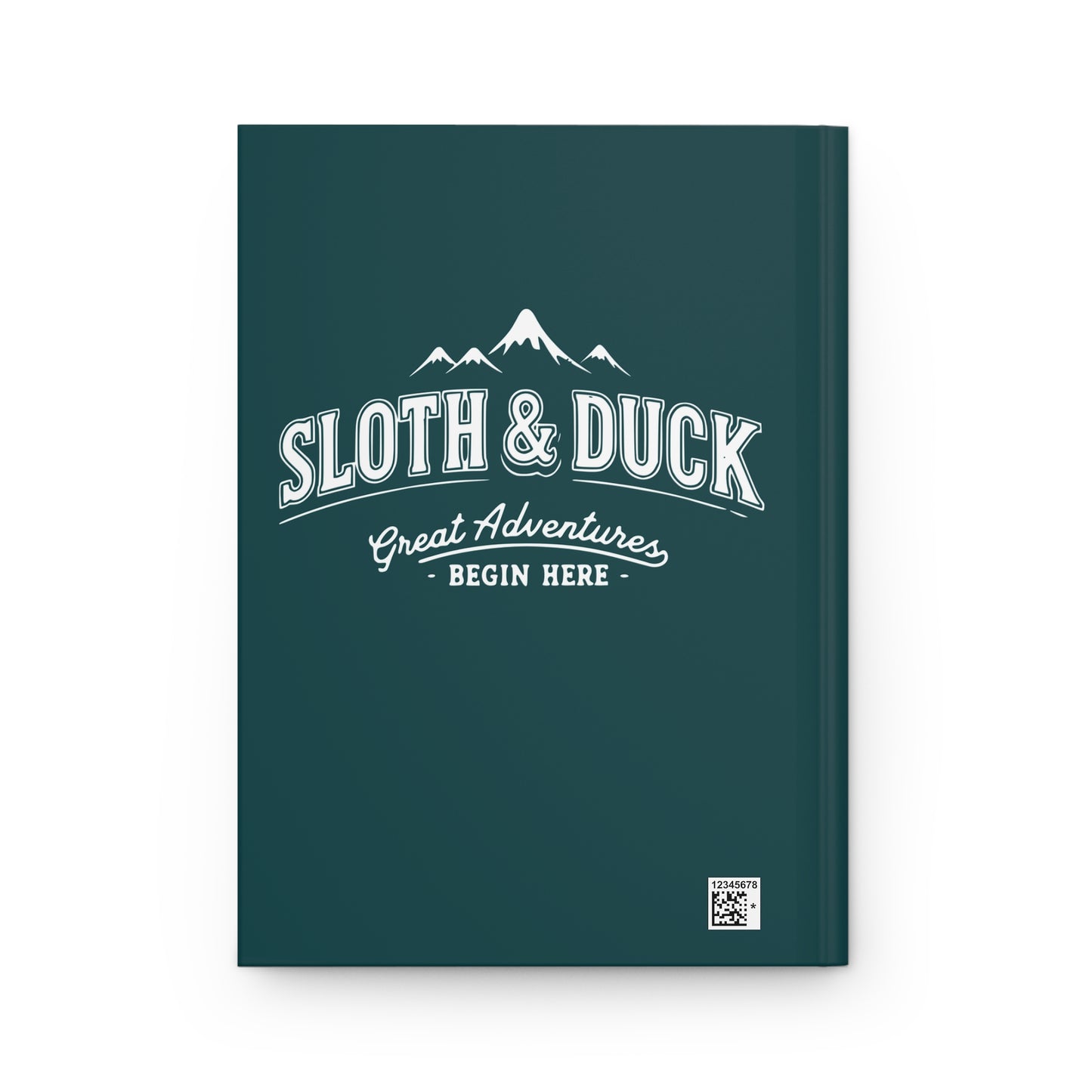 trail runners journal mountain graphic back