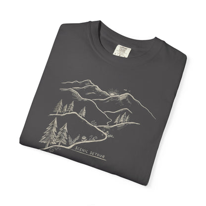 Trailhead Scenic Detour T-Shirt -Graphite - Sloth & Duck
