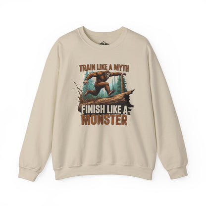 Train Like a Myth Bigfoot Sweatshirt - Sand - Sloth & Duck