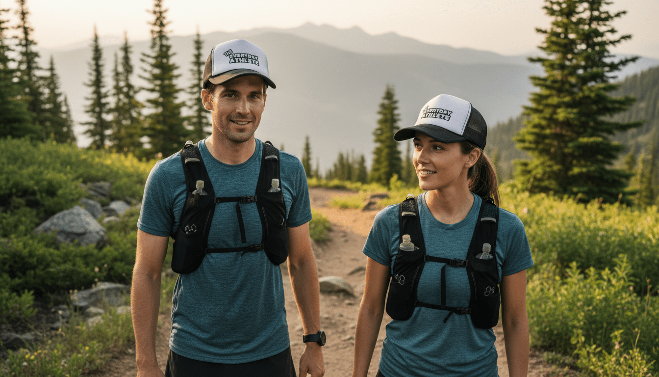 Trucker Cap — "The Everyday Athlete" - Black - Sloth & Duck