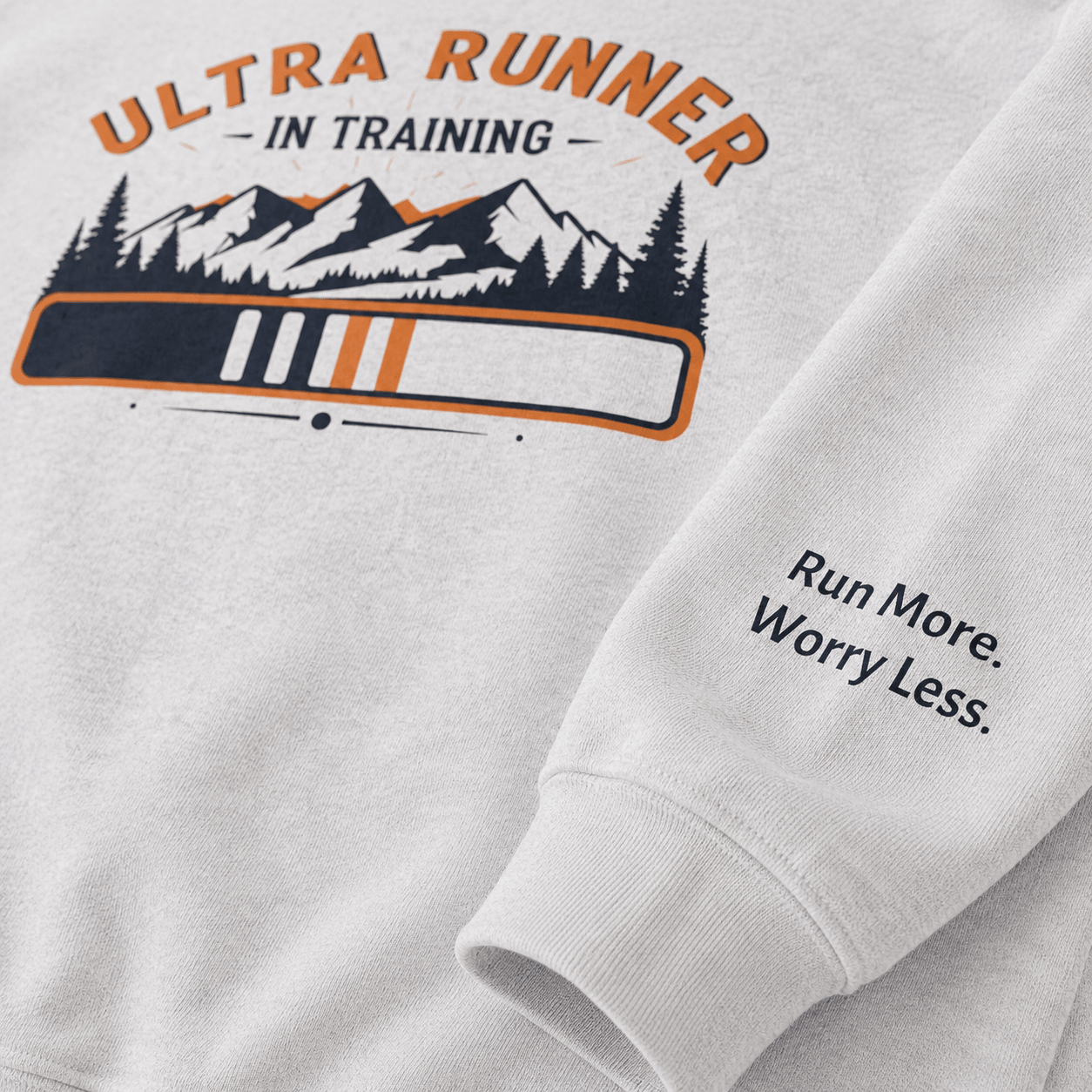 Ultra Runner in Training Sweatshirt -Ash - Sloth & Duck
