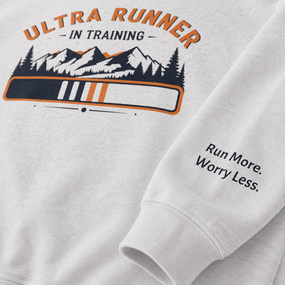 Ultra Runner in Training Sweatshirt -Ash - Sloth & Duck
