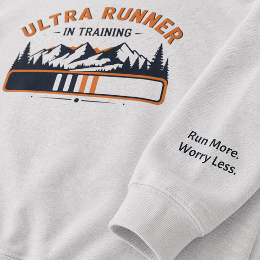 Ultra Runner in Training Sweatshirt -Ash - Sloth & Duck