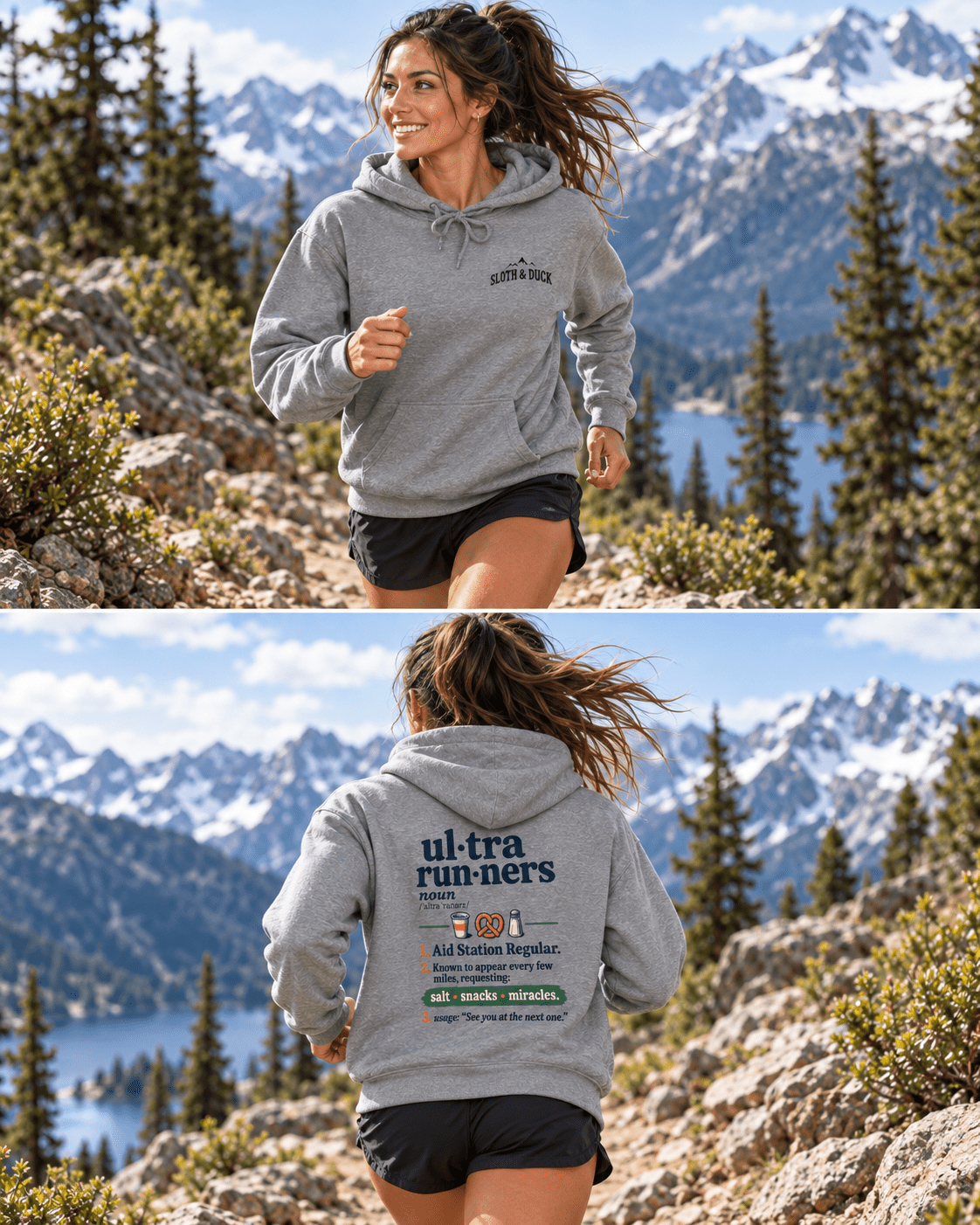 Ultra Runners Definition Sweatshirt -XS - Sloth & Duck