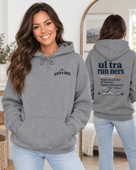Ultrarunner Definition Graphic Sweatshirt -XS - Sloth & Duck