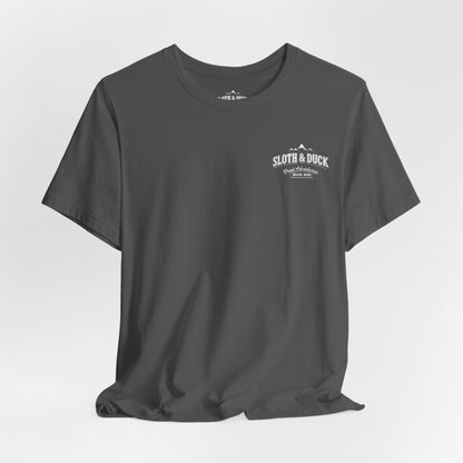 Ultrarunner Dirt Meets Soul Graphic T-Shirt - Military Green - Sloth & Duck