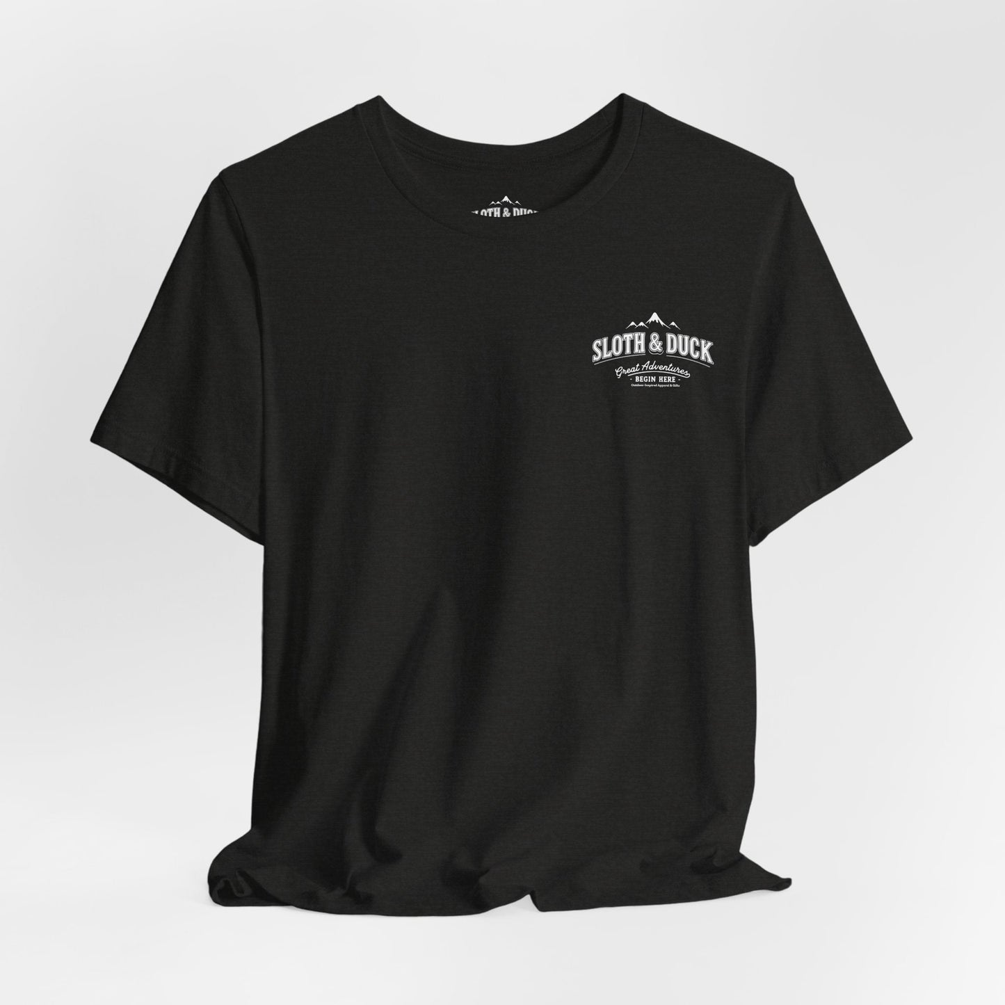 Ultrarunner Dirt Meets Soul Graphic T-Shirt - Black Heather - Sloth & Duck