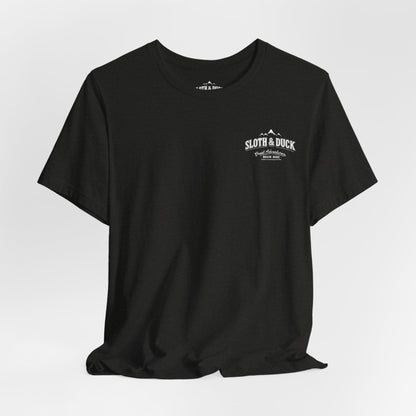 Ultrarunner Dirt Meets Soul Graphic T-Shirt - Black Heather - Sloth & Duck
