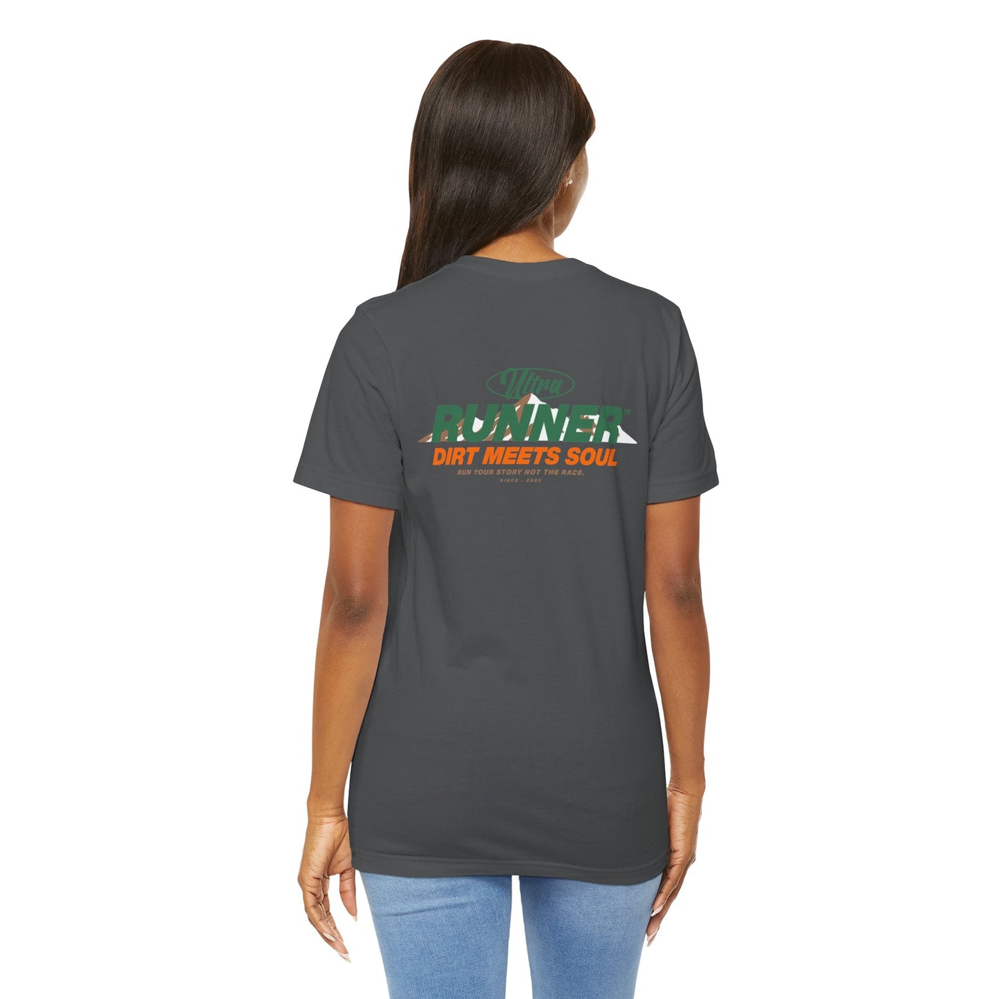 Ultrarunner Dirt Meets Soul Graphic T-Shirt - Navy - Sloth & Duck