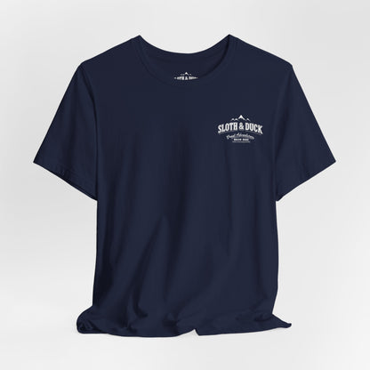 Ultrarunner Dirt Meets Soul Graphic T-Shirt - Navy - Sloth & Duck