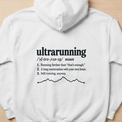Ultrarunning Definition Graphic Sweatshirt -XS - Sloth & Duck
