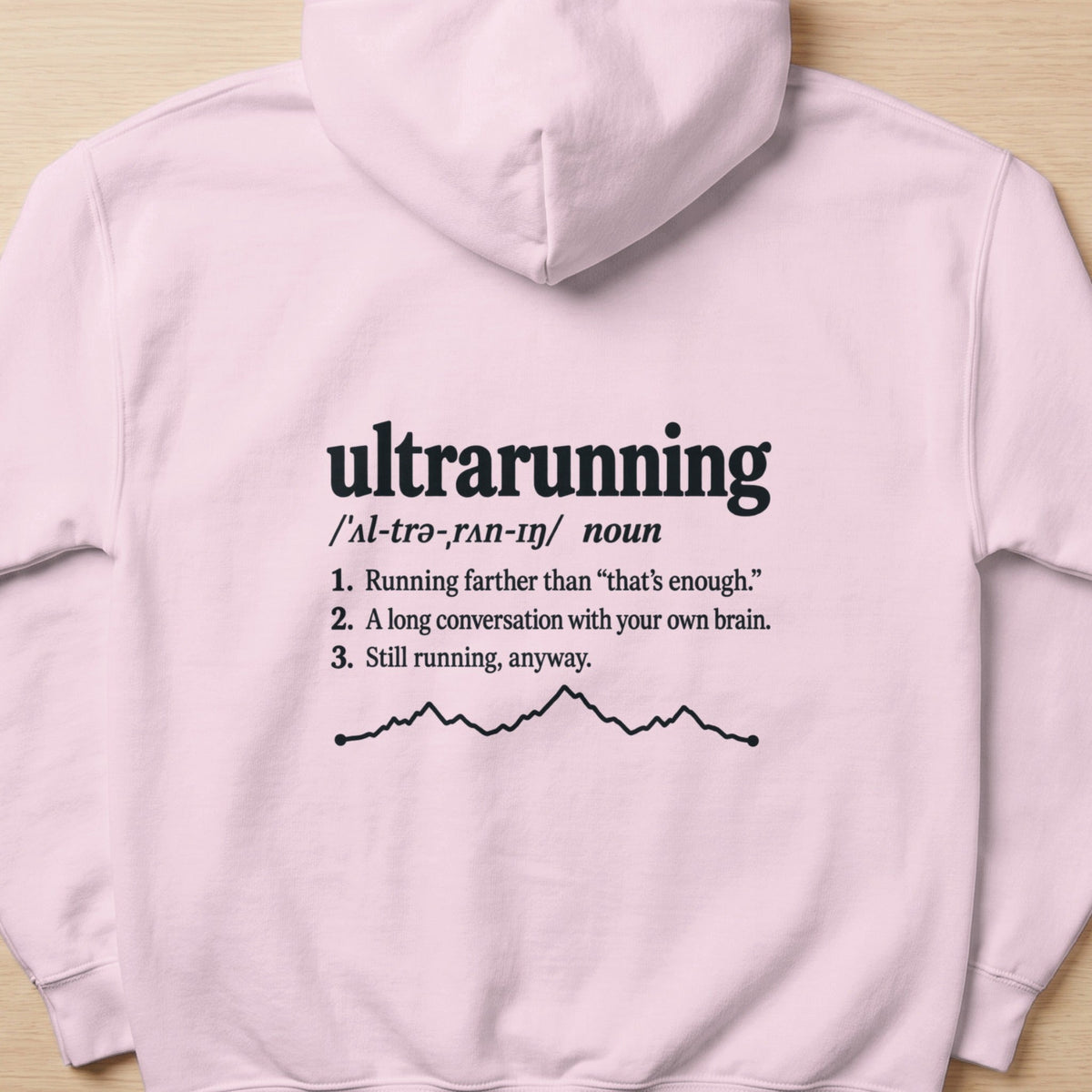 Ultrarunning Definition Graphic Sweatshirt -XS - Sloth & Duck