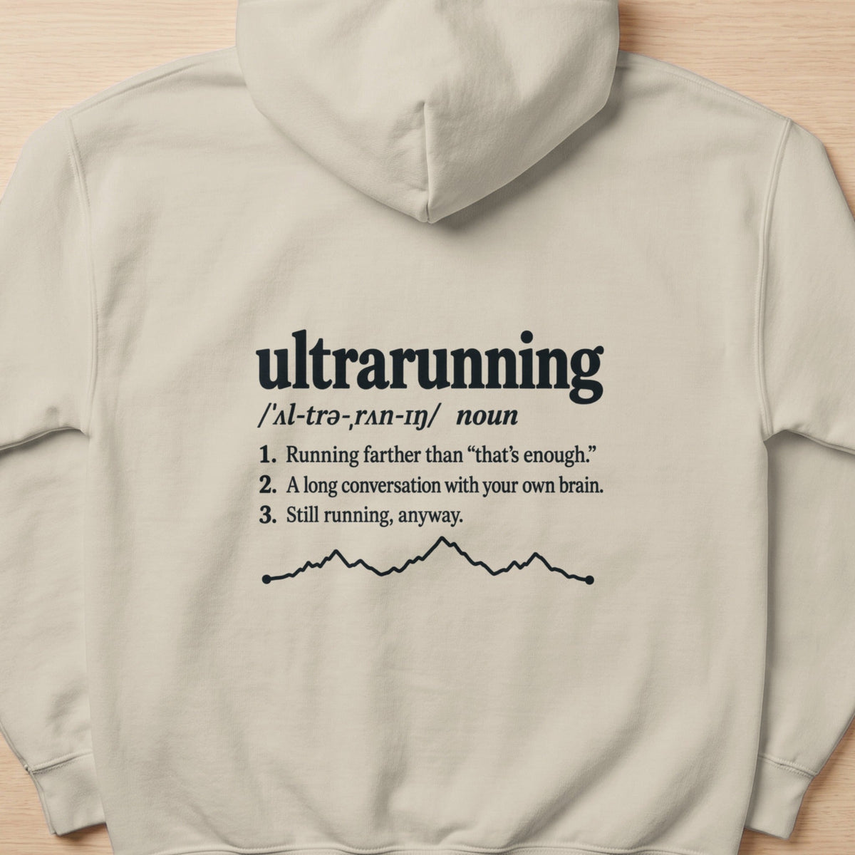 Ultrarunning Definition Graphic Sweatshirt -XS - Sloth & Duck