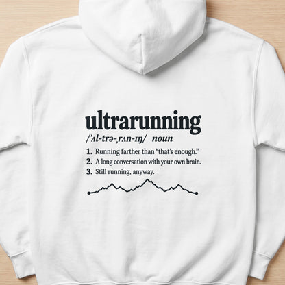 Ultrarunning Definition Graphic Sweatshirt -XS - Sloth & Duck