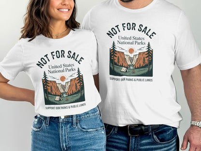 United States National Parks, Support Public Lands Shirt - Adult - XS - Sloth & Duck