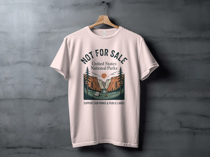 United States National Parks, Support Public Lands Shirt - Adult - XS - Sloth & Duck