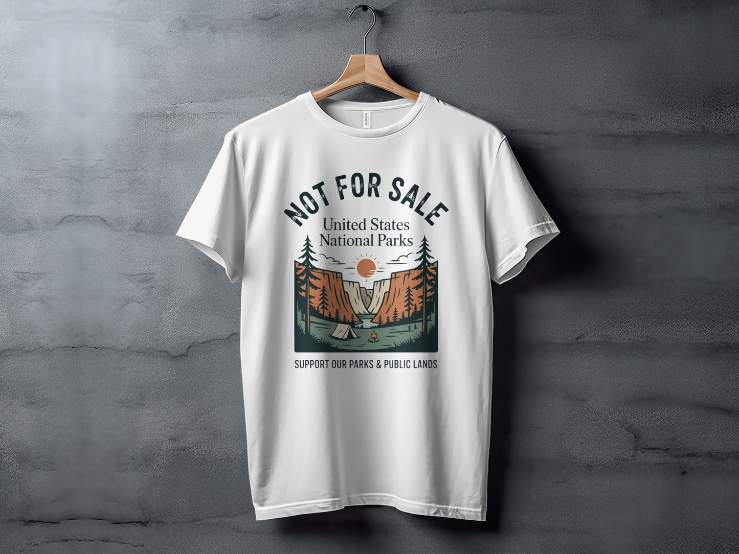 United States National Parks, Support Public Lands Shirt - Adult - XS - Sloth & Duck