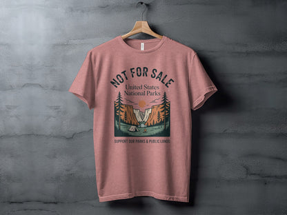 United States National Parks, Support Public Lands Shirt - Adult - XS - Sloth & Duck