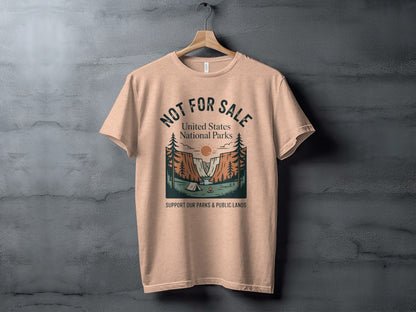 United States National Parks, Support Public Lands Shirt - Adult - XS - Sloth & Duck