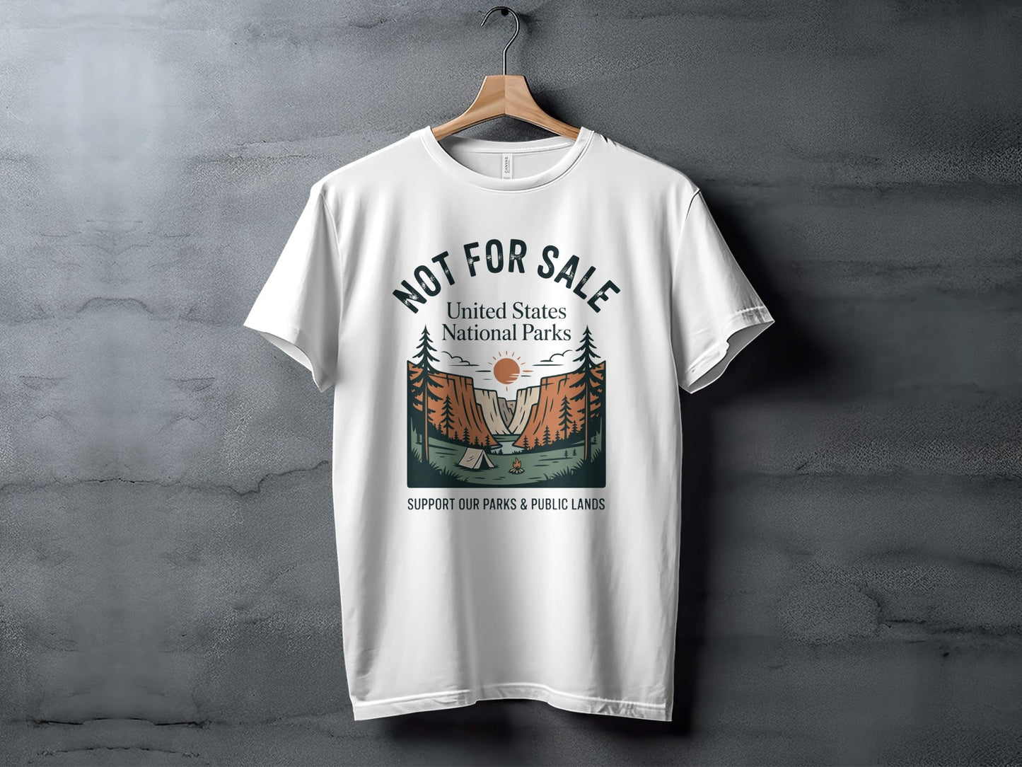 United States National Parks, Support Public Lands Shirt - Adult - XS - Sloth & Duck
