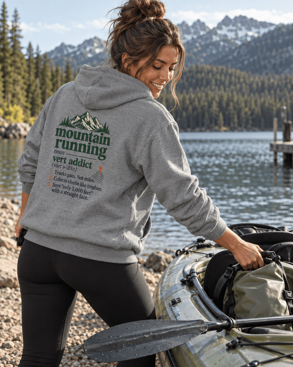 Vert Addict Mountain Running Sweatshirt -S - Sloth & Duck