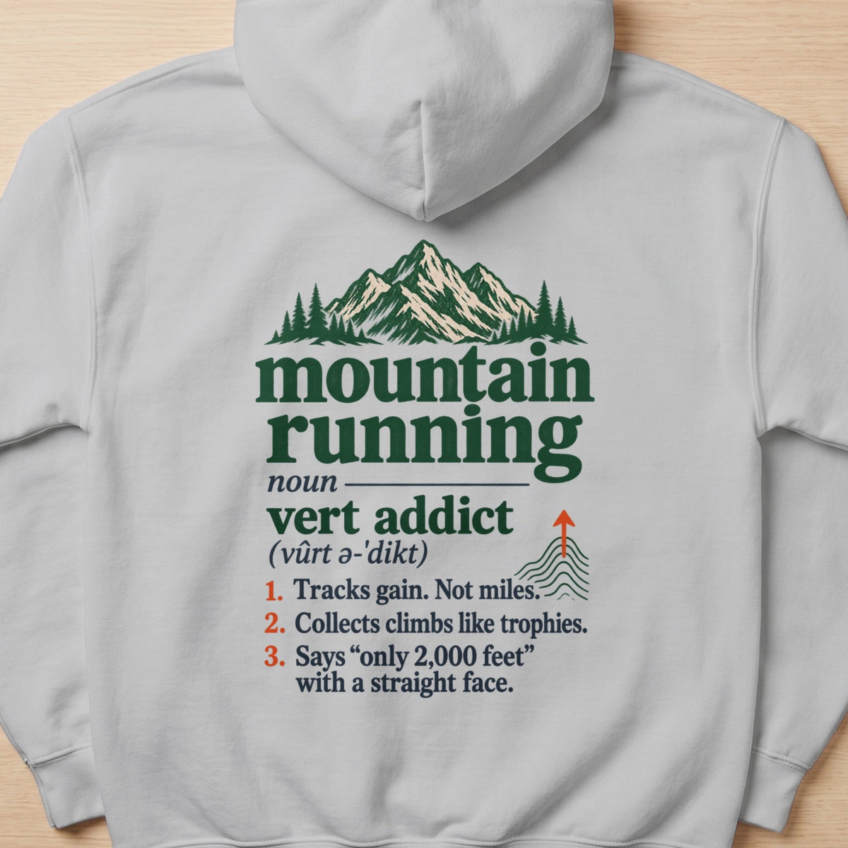 Vert Addict Mountain Running Sweatshirt -XS - Sloth & Duck