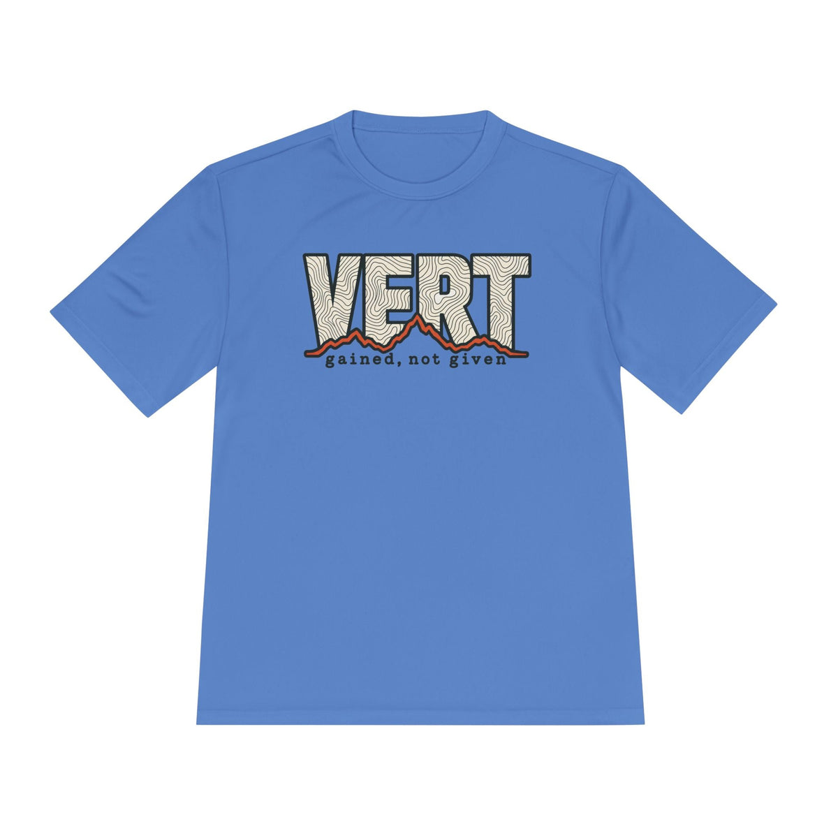 Vert Gained, Not Given Trail Running Performance T-Shirt -XS - Sloth & Duck