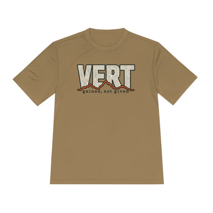 Vert Gained, Not Given Trail Running Performance T-Shirt -XS - Sloth & Duck