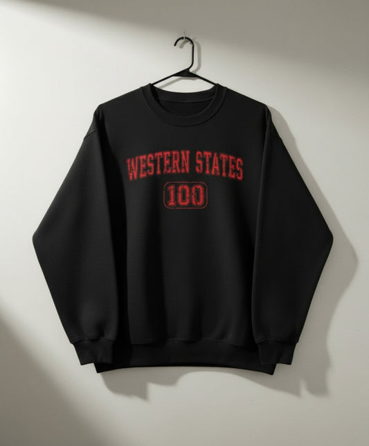 Western States 100 Crewneck Sweatshirt - Dark Heather - Sloth & Duck