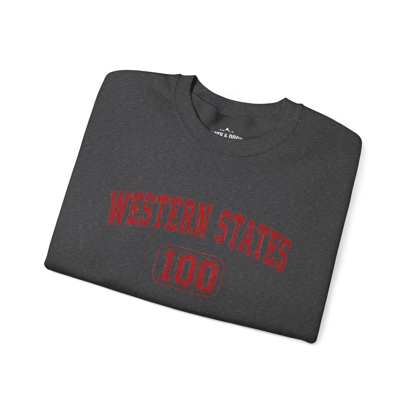 Western States 100 Crewneck Sweatshirt - Dark Heather - Sloth & Duck