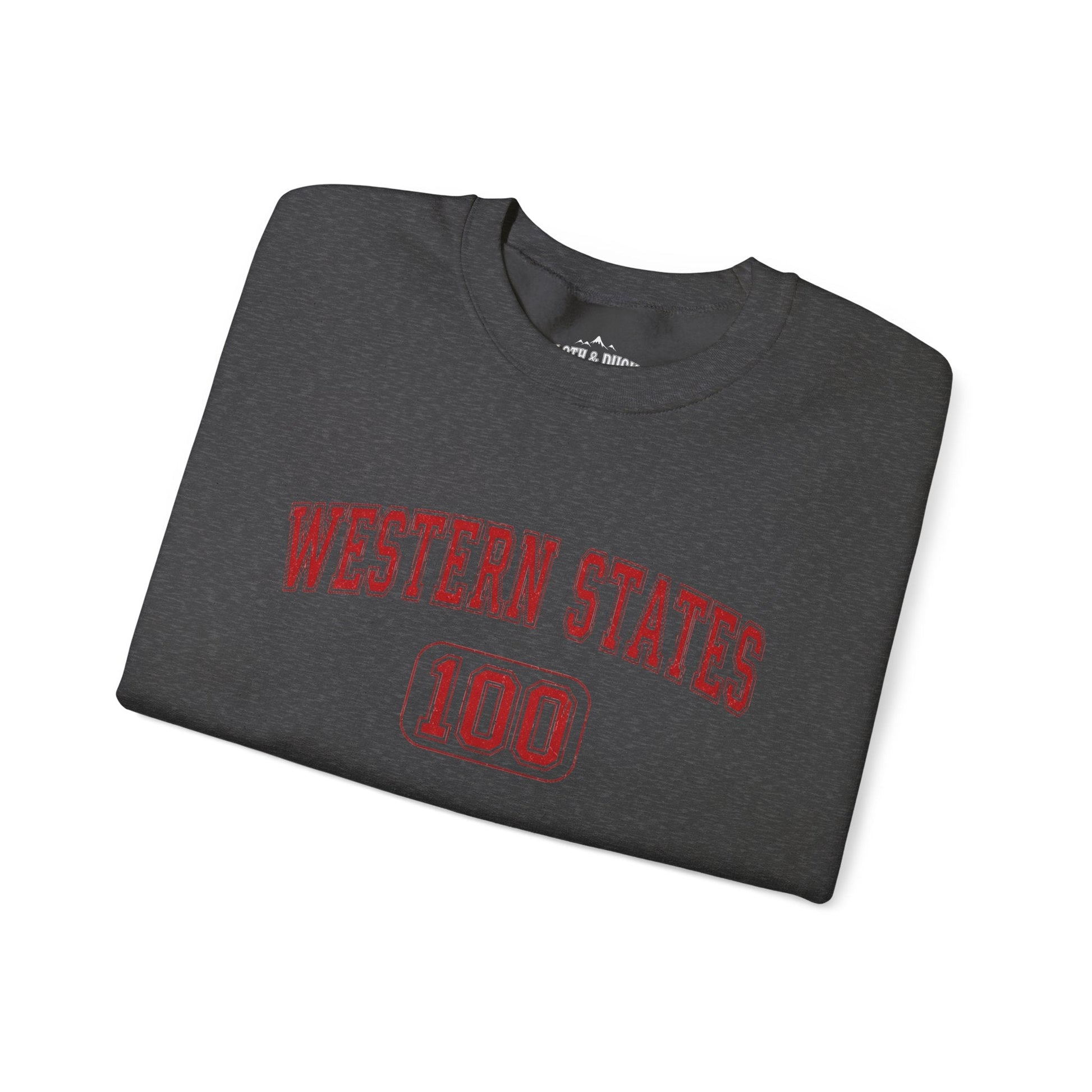 Western States 100 Crewneck Sweatshirt - Dark Heather - Sloth & Duck