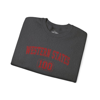 Western States 100 Crewneck Sweatshirt - Dark Heather - Sloth & Duck