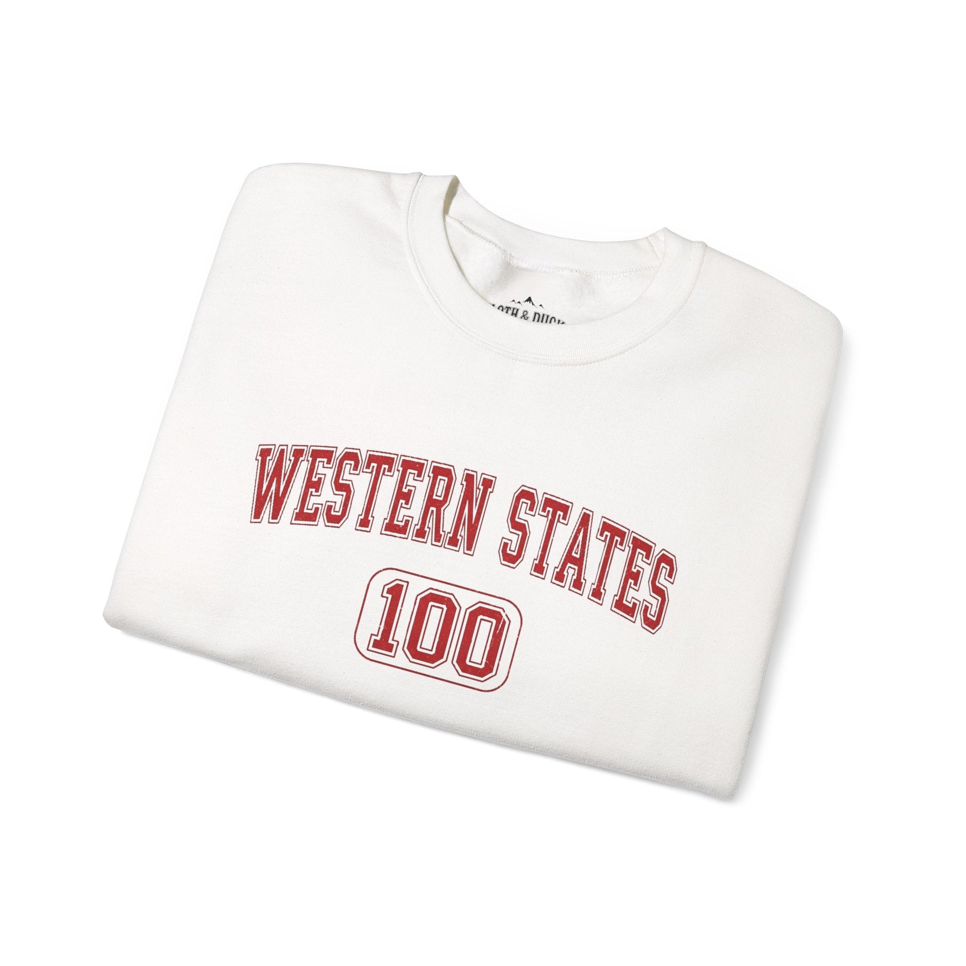 Western States 100 Crewneck Sweatshirt - White - Sloth & Duck