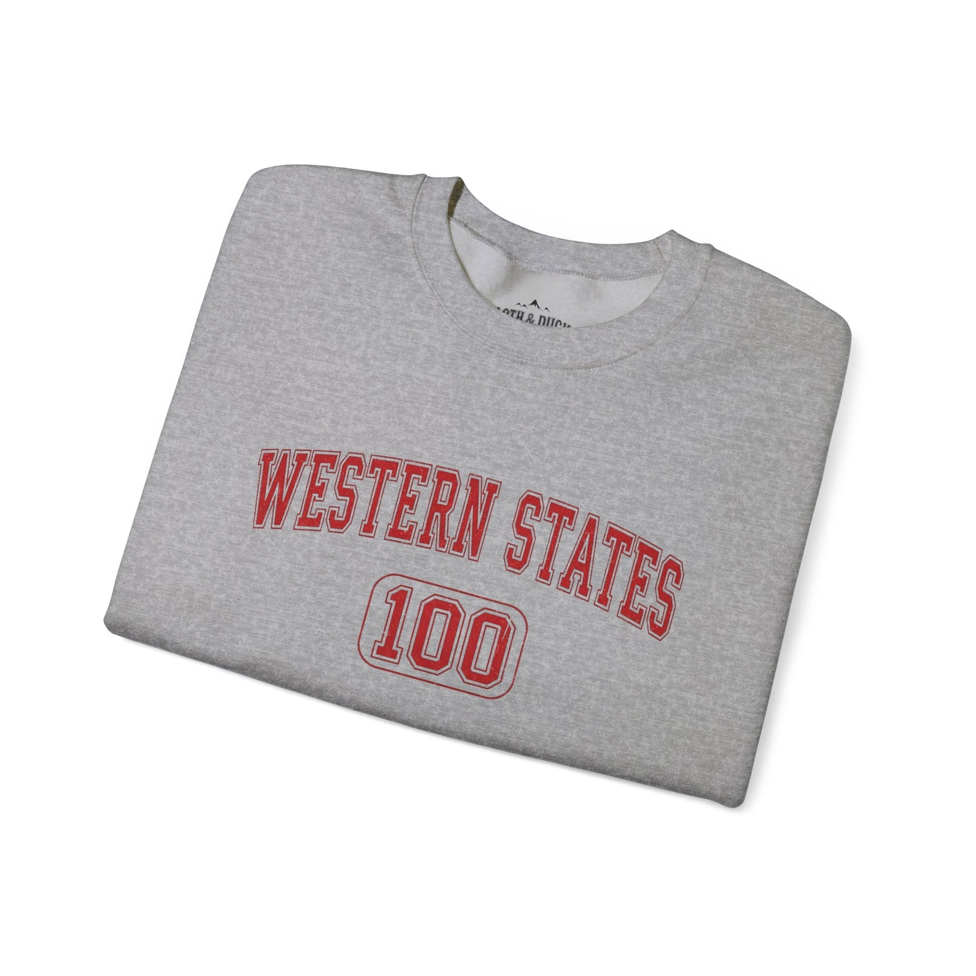 Western States 100 Crewneck Sweatshirt - Sport Grey - Sloth & Duck