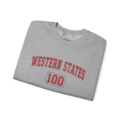 Western States 100 Crewneck Sweatshirt - Sport Grey - Sloth & Duck
