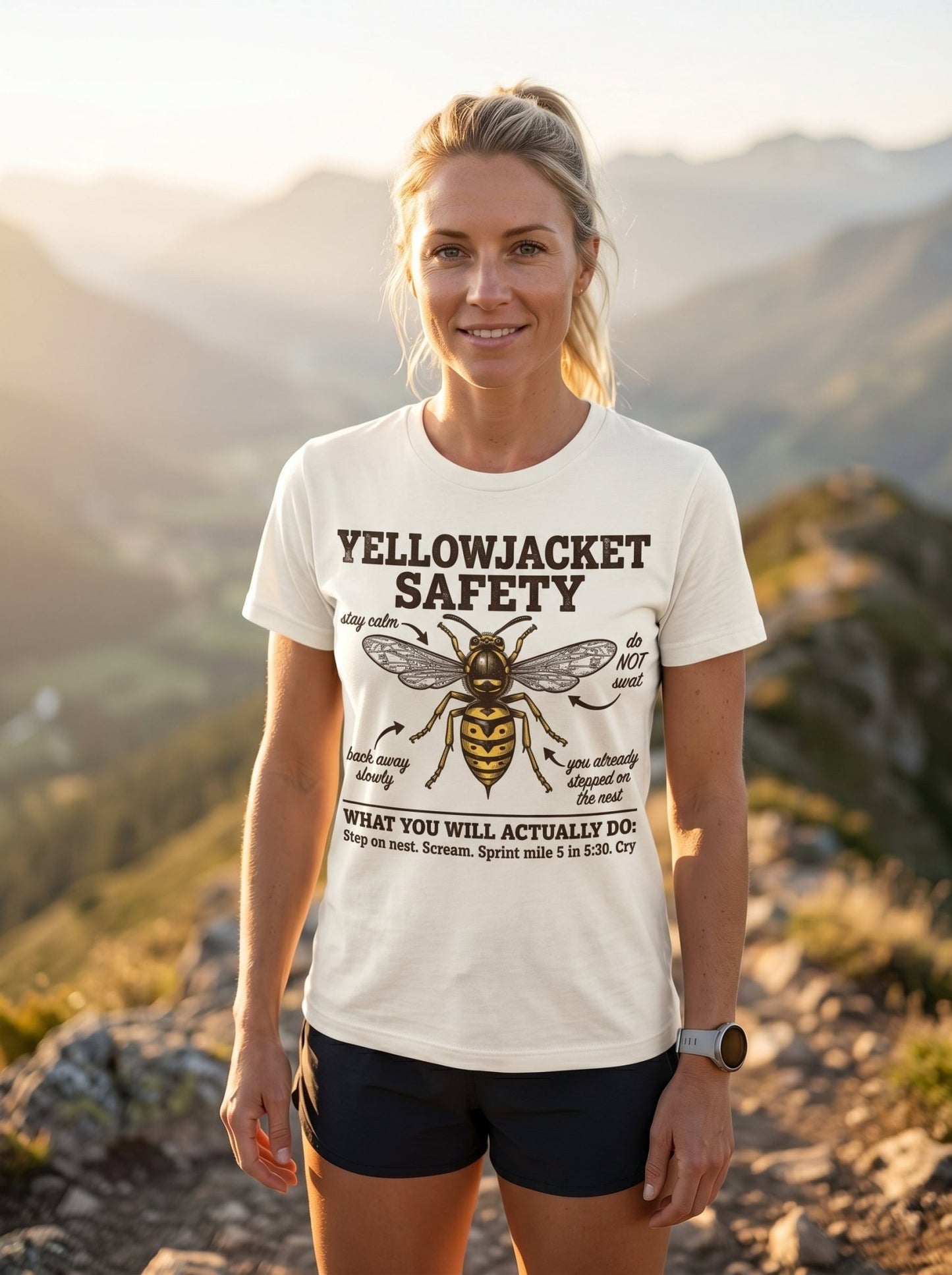 Yellow Jacket Safety T-Shirt - S - Sloth & Duck