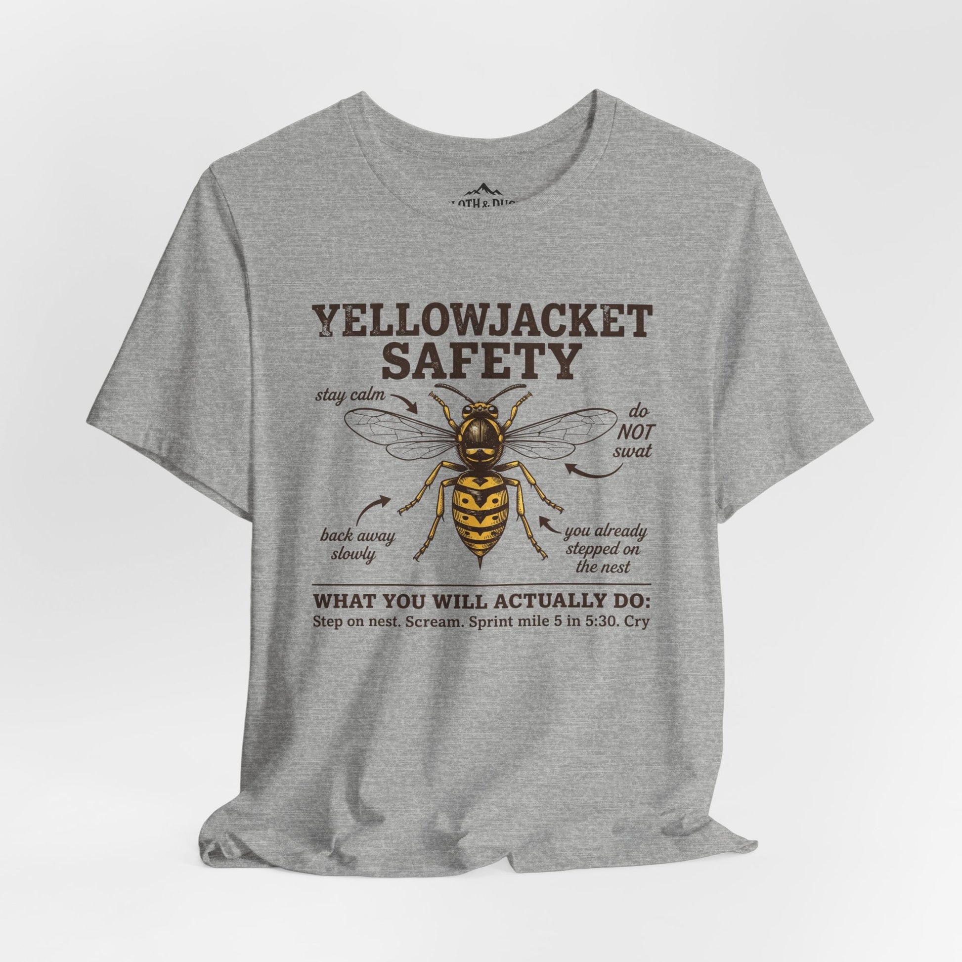 Yellow Jacket Safety T-Shirt - S - Sloth & Duck