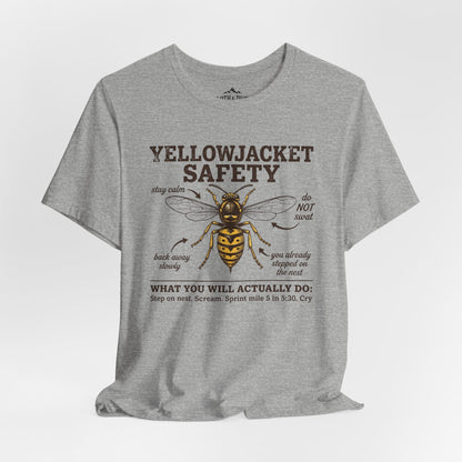 Yellow Jacket Safety T-Shirt - S - Sloth & Duck