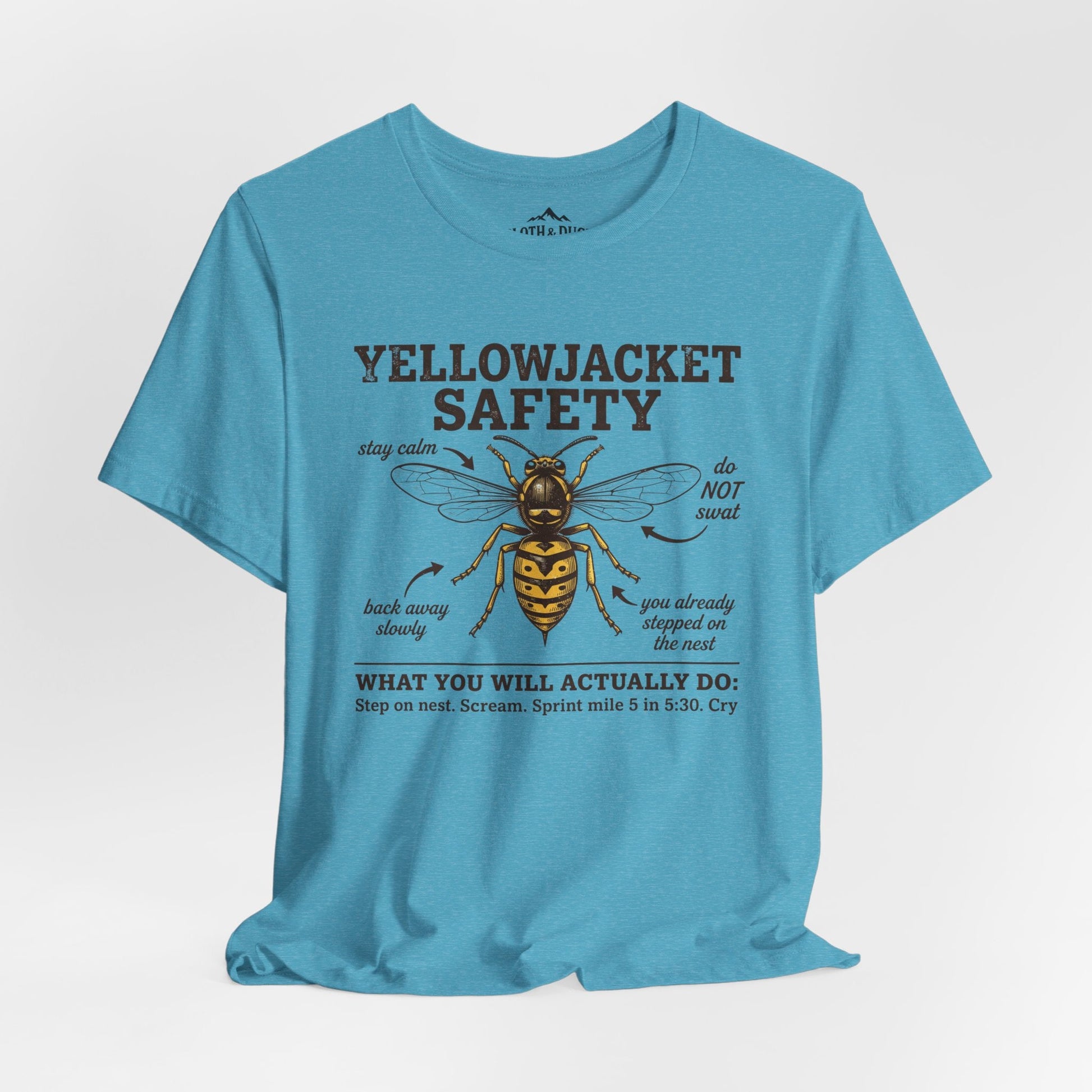 Yellow Jacket Safety T-Shirt - S - Sloth & Duck