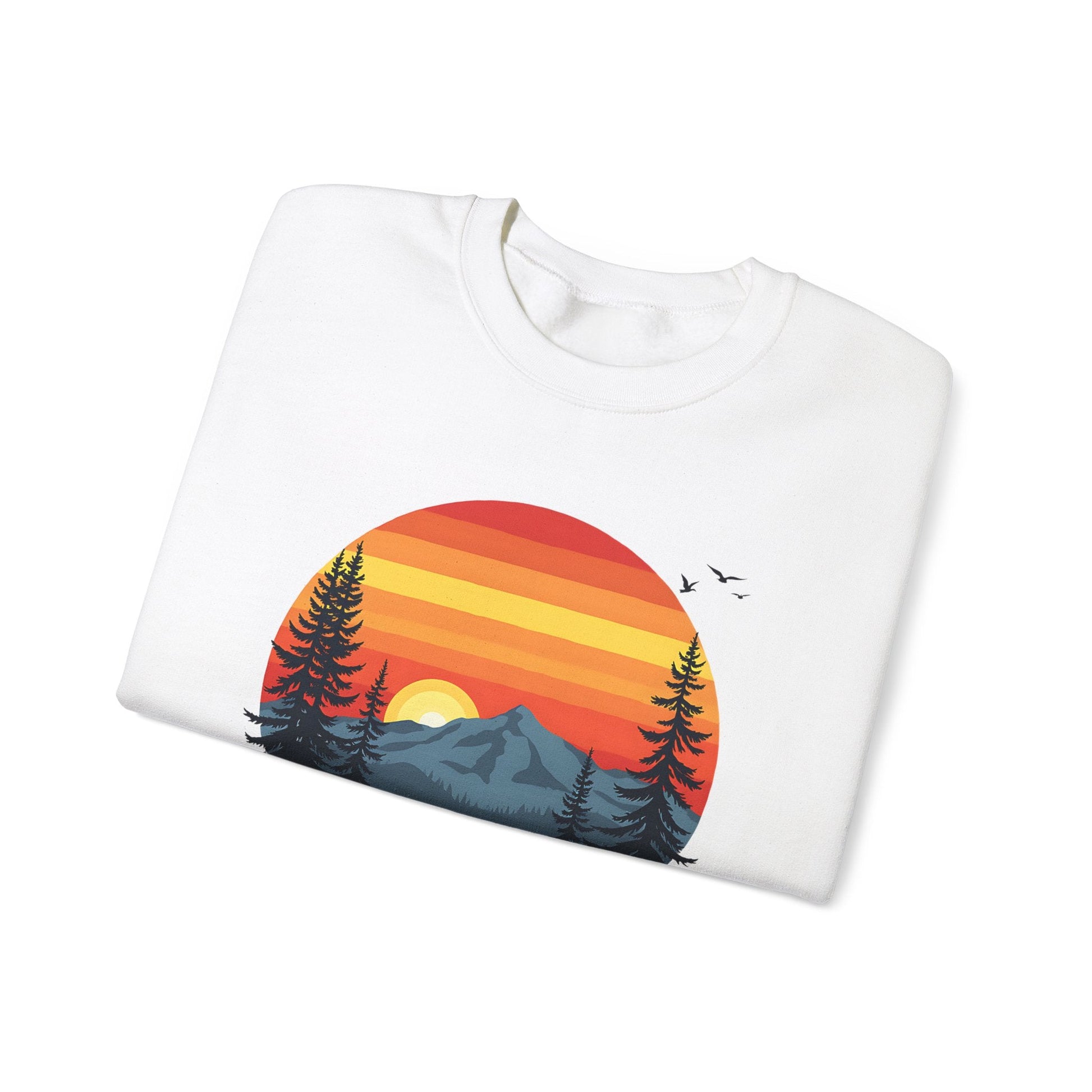"Yellowstone National Park" Crewneck Sweatshirt - White - Sloth & Duck