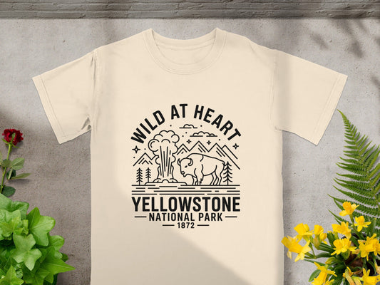 Yellowstone National Park T-Shirt - S - Sloth & Duck