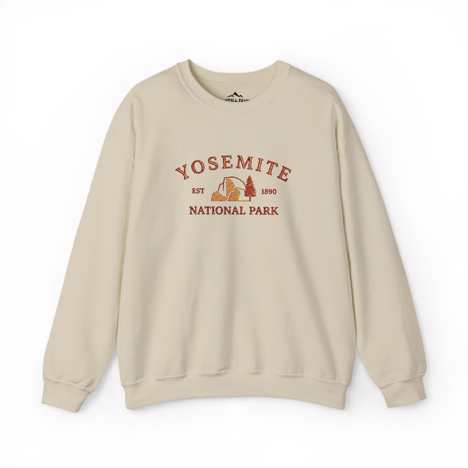 Yosemite National Park Crewneck Sweatshirt -S - Sloth & Duck